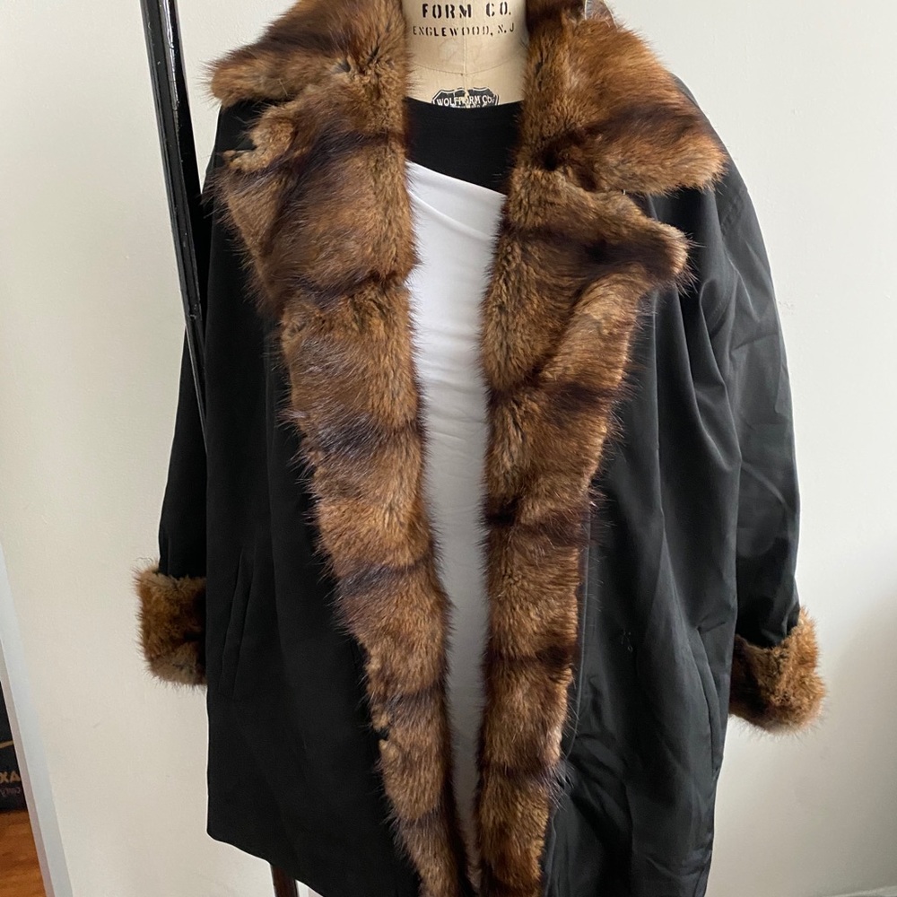 Begedor Italia Trench Coat Vtg 80's Women's Size M